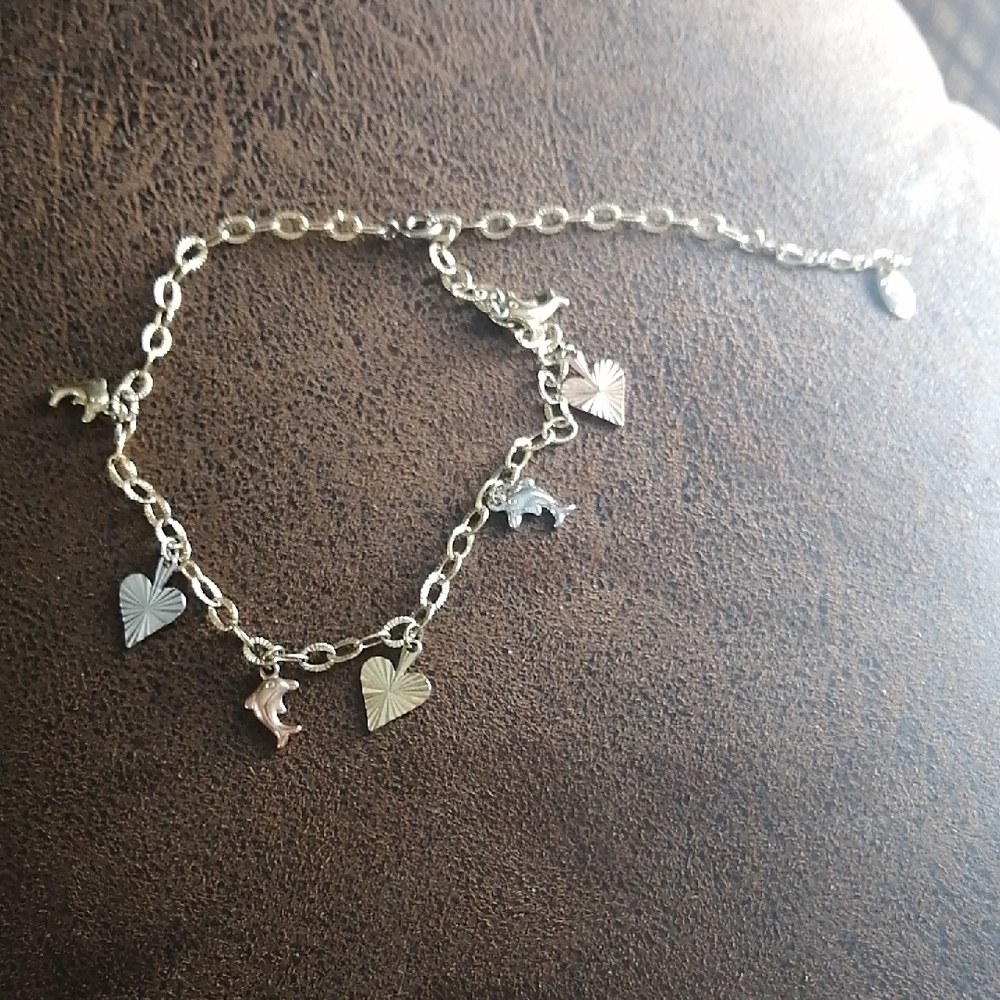 Dolphin & Hearts Bracelet